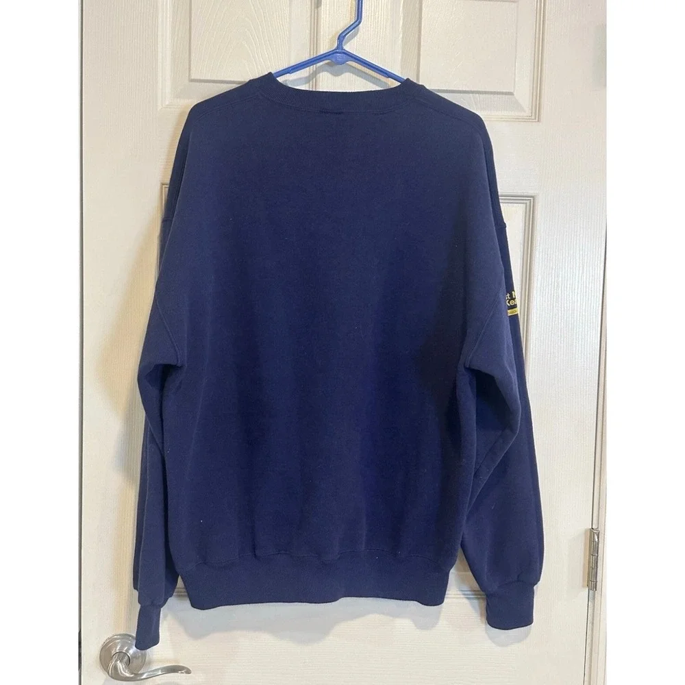 Vintage The Classic UNK Tennis Coors‎ Navy Blue Crewneck Sweatshirt Large
